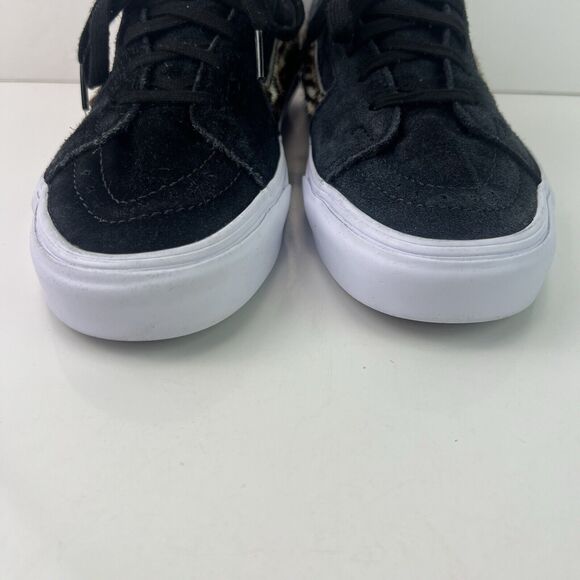 Vans Sk8-Low Animal Print Tiger Black Suede Sneakers Size 9.5 - Picture 3 of 9